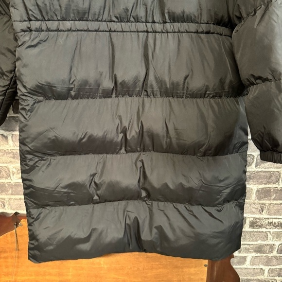NWT JustFab long puffer coat black pockets vest - Picture 12 of 12